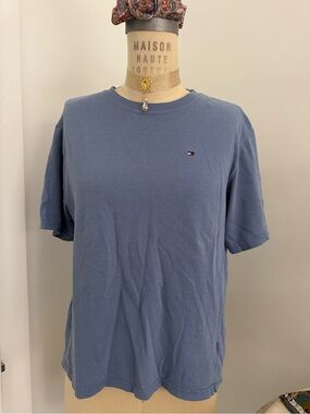 Vintage Tommy Hilfiger Dusty Blue Crewneck T-Shirt